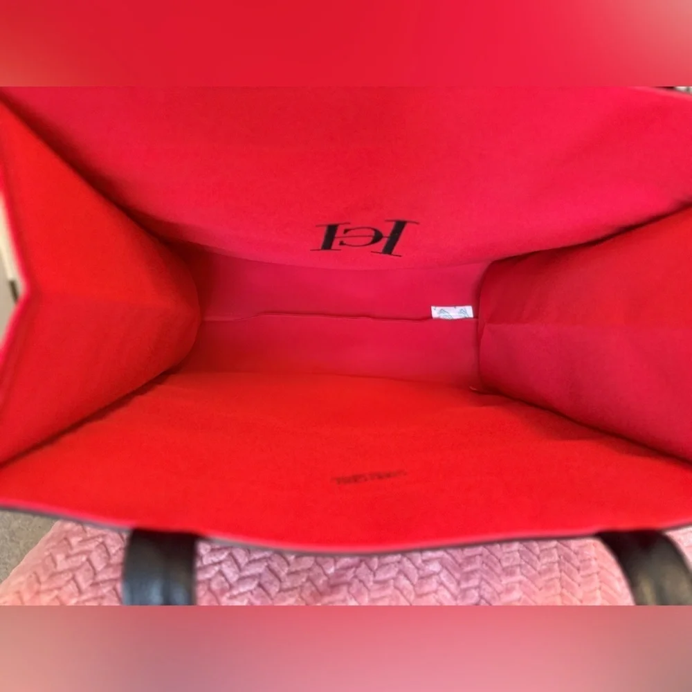 Carolina Herrera Good Girl XL Tote Bag Red & Black NWOT - Picture 7 of 11